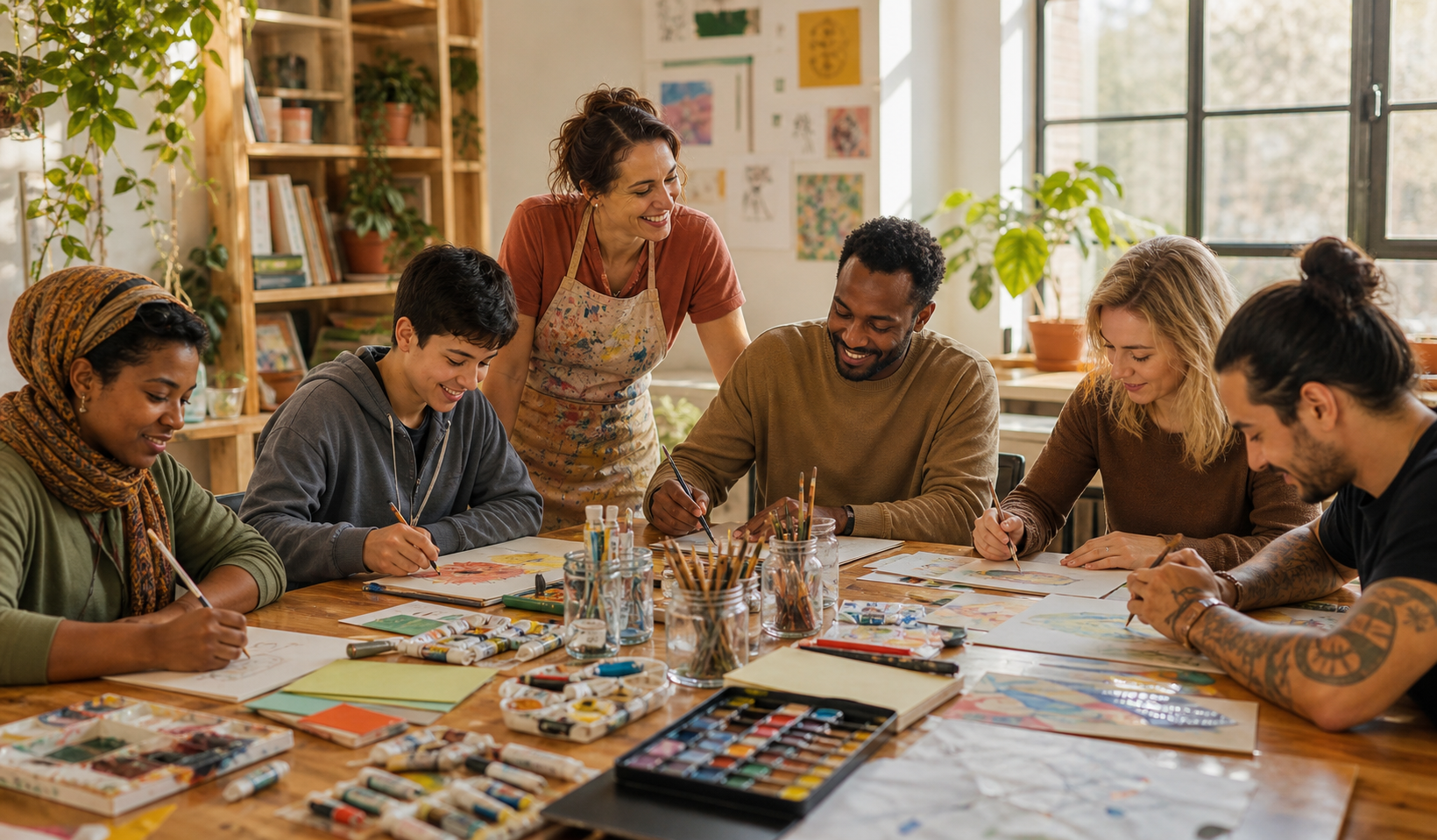 Art Therapy Course Visual Concept